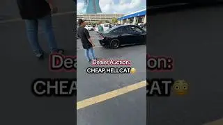 CHEAP Dodge Hellcat at Dealer Auction! 😱 Muscle Car Deal of the Year
