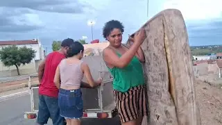 Levando a  mudança da Tatiane família de São Paulo para Verdejante PE 
