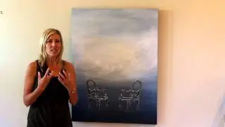 Jill Daniels contemporary painter explains her series 