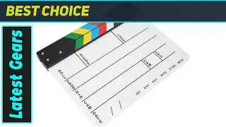 NIZUUONE Acrylic Movie Clapperboard: The Ultimate Film Tool!