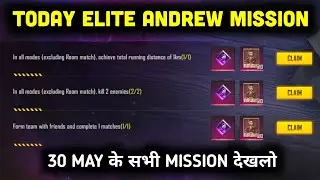 30 May Andrew Awakening Emblem Mission Free Fire | Today Elite Andrew Mission | Free Fire New Event