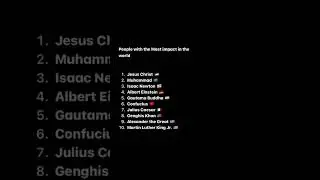 People with Most Impact in the World #shorts #shortvideos #viralshorts #trendingshorts #ranking