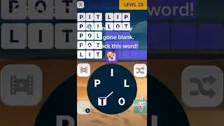 Game over, my mind's gone blank. Can't crack word! #puzzle #gaming #challenge #gameshorts #wordgames