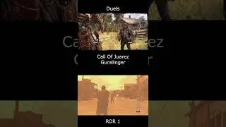 Call of Juarez Gunslinger and RDR1 who has better duels? #shorts