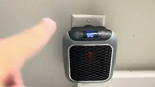Ontel Handy Heater Turbo 800 Wall Outlet Small Space Heater Review