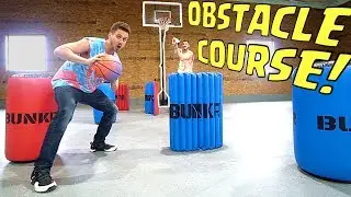 BASKETBALL OBSTACLE COURSE CHALLENGE!