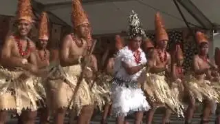 St Peters perform Kailao.  Tongan Stage,  ASB Polyfest 2016.