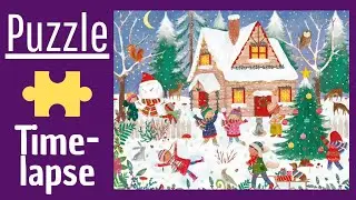 Puzzle Timelapse  *beruhigend & entspannend* | Zeitraffer |  *Weihnachtspuzzle*