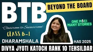 From Dharamshala Classroom to Rank 10 | Divya Jyoti Katoch | Tehsildar #joktaacademy #has2025