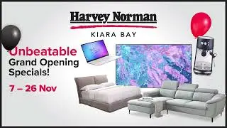 Harvey Norman The Beat @ Kiara Bay Grand Opening SALE! 7 - 26 November 2025