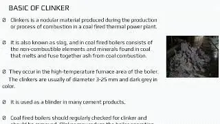 A study about Clinker formation in Thermal Boiler