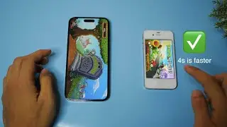 iPhone 14 Pro Max iOS 16 Vs iPhone 4S iOS 6 Open game - Speed test 2023