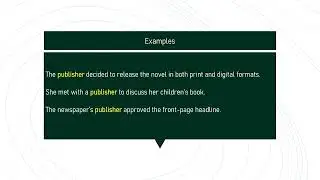 publisher # Expand Your English Vocabulary