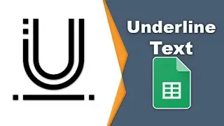How to underline text in Google Spreadsheets Shortcut