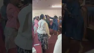 Lady Katrina Nixon in Action! 🔥🔥#praise #praisebreak #church #worship #altar