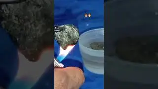 how to test Black diamonds carbonado with heat #diamondtest