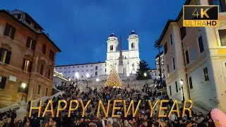 Happy New Year from Rome | First day of 2023 [4K]