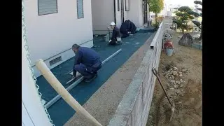 こんな仕事もやりまっせ・・・（個人様宅）防草シート編