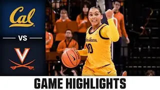 Cal vs. Virginia Game Highlights | 2024-25 ACC Women's Basketball
