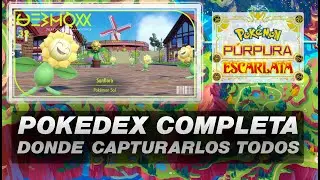 032 Pokedex Paldea - Sunflora (Donde y Como Capturarlo) - Pok&eacute;mon Escarlata y P&uacute;rpura