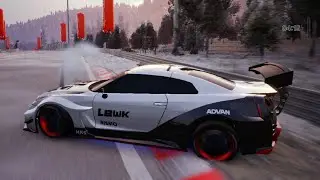 Nissan GT-R R35: Winter Drift Aesthetics