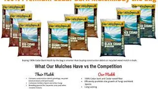 Bulk Mulch Brookfield CT- Cedar Bark Mulch for Brookfield CT - TREELAND