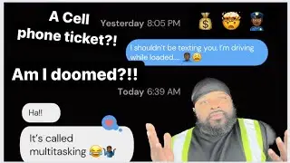 does &ldquo;Texting & Driving&rdquo; TICKET end your trucking career??!🤔 | cell phones | distractive driving