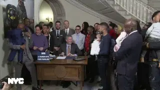 Mayor de Blasio Delivers Remarks on Intro 1241 Relating to Diaper Changing Stations