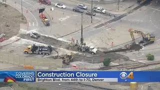 New Construction On Brighton Boulevard A Precursor To Central 70 Project