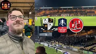 SHIPLEY SENDS THE VALIANTS THROUGH TO ROUND 4!!! PORT VALE V FLEETWOOD TOWN FA CUP VLOG