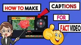 how to make Captions for fact video @haider akin