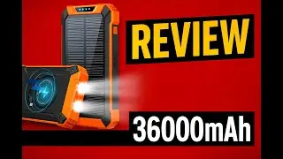 Review - GOODaaa Power Bank Wireless Charger 36000mAh Built in 4 Cables Six Outputs 15W F