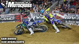 San Diego Supercross Was WILD | [250] Race Highlights 