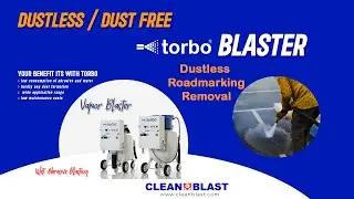 Dustless Dust free Torbo Blaster | Vapor Blaster | Wet Abrasive Blasting - Road mark removal