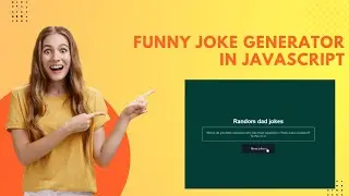 Build your own random joke generator using dad jokes API in javascript #javascript #api