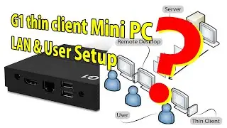 G1 thin client pc remote desktop IP setup with server PC | RDP setup & installation in thin client