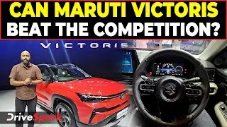 Maruti Suzuki Victoris Unveiled | 5-Star Safety, Hybrid & CNG Options, Features, Design Review