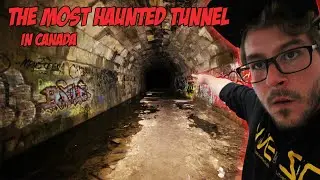 WE CAUGHT THE BLUE GHOST ON CAMERA AT THE MOST HAUNTED TUNNEL IN CANADA | BLUE GHOST TUNNEL