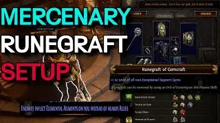 SUPPORT Mercenary + Runegraft Setup for Lightning Smite - Path of Exile 3.26!