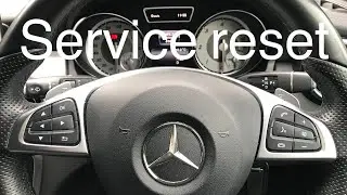 Mercedes GLA, C-класс, A-класс | Сброс сервисного обслуживания | 2016