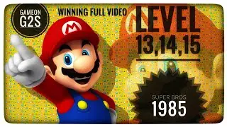 Super Mario Game Play | Super Bros 1985 Level 13,14,15 Full Video #winner 