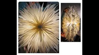DIY- Dahlia julstjärna med sladdlös belysning