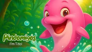 Meet Tito the Pink Dolphin 🐬 | Fun Kids Song from the Amazon | Pindomigos
