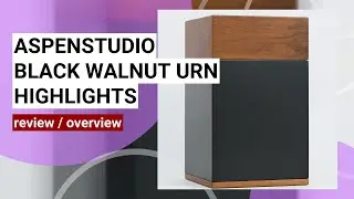 Review of the AspenStudio Black Walnut Urn: A Dignified Resting Place