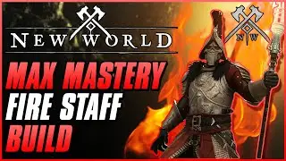 MY MAX MASTERY FIRE MAGE BUILD | New World Fire Staff Setup | PvE & PvP