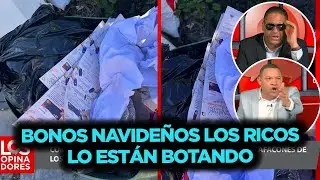 NO HAY PIEDAD! Hasta en la basura están apareciendo los bonos navideños