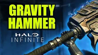 GRAVITY HAMMER Melee Weapon Gameplay &mdash; Halo Infinite Multiplayer