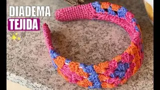 ✨ CÓMO TEJER ESTA DIADEMA A CROCHET - ACCESORIO DE TEJIDO MUY FÁCIL - YO TEJO CON LAURA CEPEDA ✨