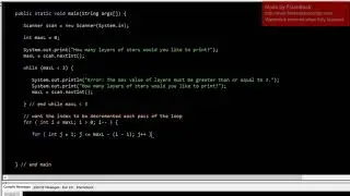 Programming in Java #1: Create Christmas Tree