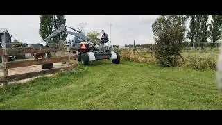 Atlas AL 330 achter een unimog 411